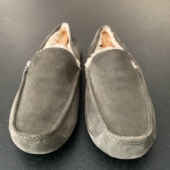 UGG suede sheepskin Ascot slippers 13 EUC - Picture 6 of 9